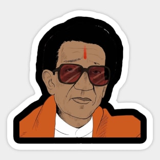 Bal Thakre Shivsena Veer Shivaji Maharashtra Sticker